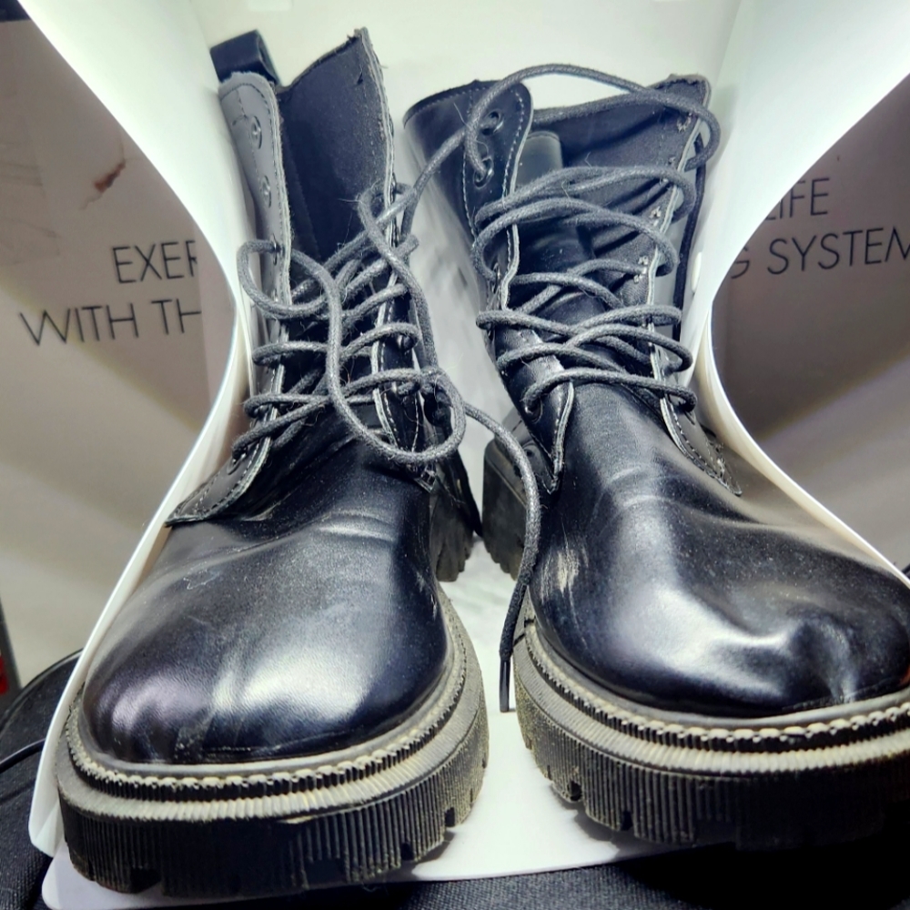 Black Combat Boots